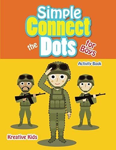 Simple Connect The Dots For Boys Activity Book