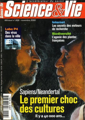 Science Et Vie N° 998 : Sapiens/Néandertal Le Premier Choc Des Cultures
