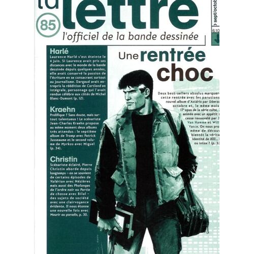 La Lettre , L'officiel De La Bande Dessinée N° 85 : Une Rentrée De Choc