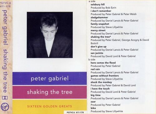 Peter Gabriel - Shaking The Tree (K7)