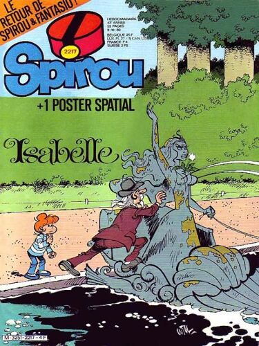 Spirou N° 2217, Isabelle, L'étang Des Sorciers - Spirou & Fantasio, Le Fantacoptère Solaire