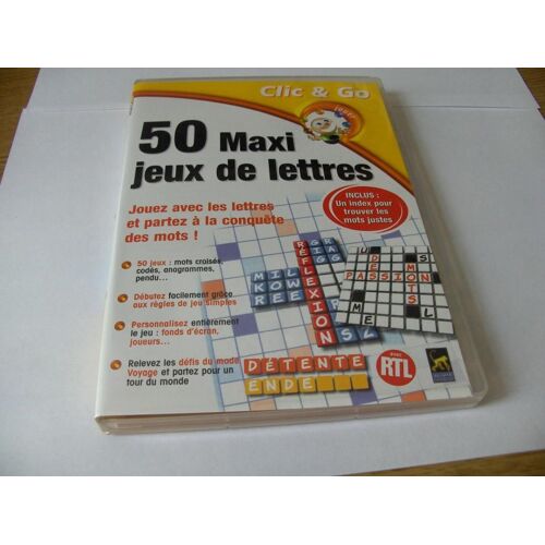 50 Maxi Jeux De Lettres