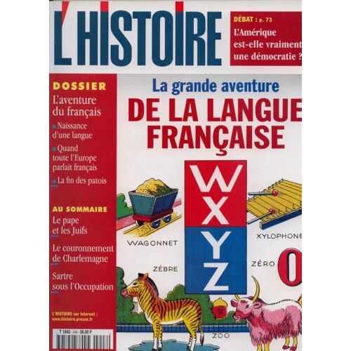 L'histoire N° 248 : La Grande Aventure De La Langue Française