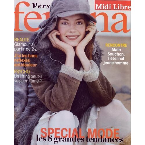 Version Femina N° 179 : Alain Souchon L'éternel Jeune Homme