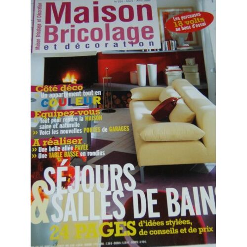 Maison Bricolage Et Décoration  N° 220 : Séjours Et Salles De Bains