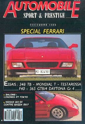 Automobiles Sport Et  Prestige N° 09 : Special Ferrari / Nissan 200 Sx Contre Mazda Rx7