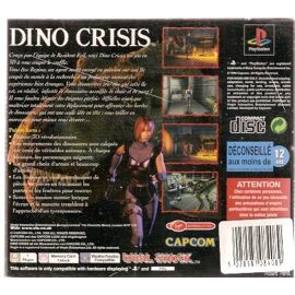 Jeu Ps1 DINO CRISIS 1999 Pal Fr + GUIDE OFFICIEL (Très Bon état