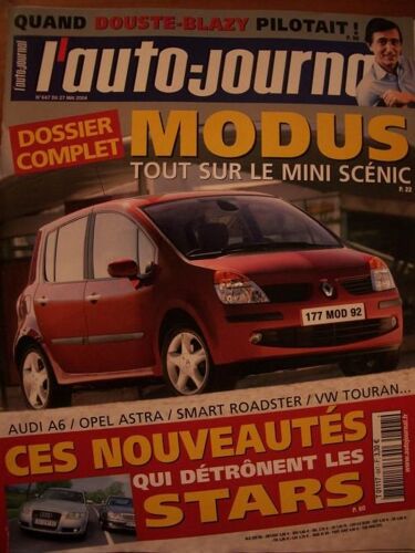 L'auto-Journal N° 647, Modus Tout Sur Le Mini Scenic