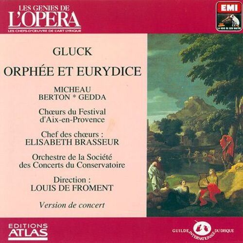 Orphée Et Eurydice - Opéra En 3 Actes