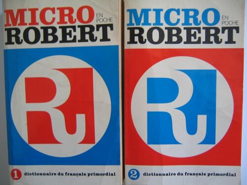 Micro Robert - Dictionnaire Du Français Primordial En 2 Volumes