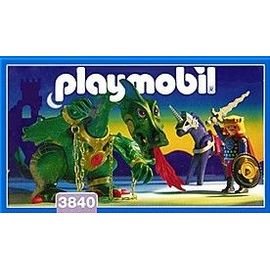 Playmobil - 3840 - Dragon Avec Chevaliers Et Châteaux