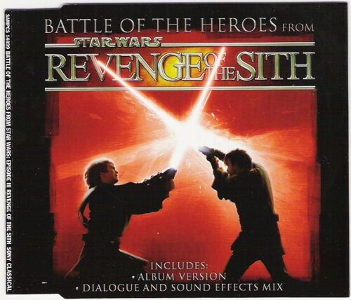 Star Wars - Revenge Of The Sith - Battle Of The Heroes - Cd 2 Titres Promo