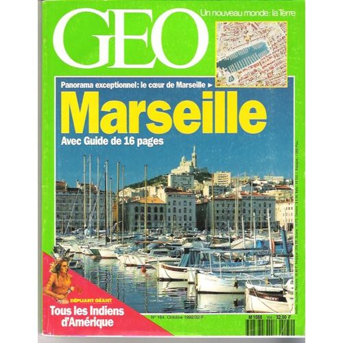 Geo - N° 164 : Marseille - Far West Australien - Soie De Chine - Cephalopodes - Venus - Amerindiens - Sport En Afrique Du Sud Geo - N° 164 : Marseille - Far West Australien - Soie De Chine -...
