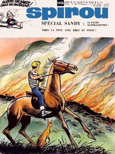 Spirou N° 1656 : Spécial Sandy : 16 Pages Australiennes
