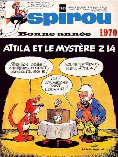 Spirou N° 1655 : Attila Et Le Mystère Z14