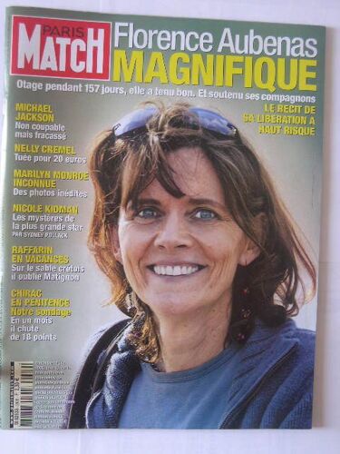 Paris  Match N° 2926 : Florence  Aubenas Magnifique