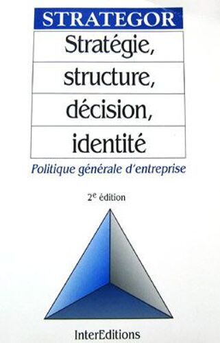 Stratégie, Structure, Décision, Identité - Politique Générale D'entreprise