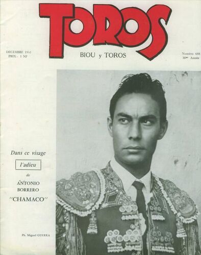 Toros N° 688 : L Adieu De Antonio Borrero Chamaco