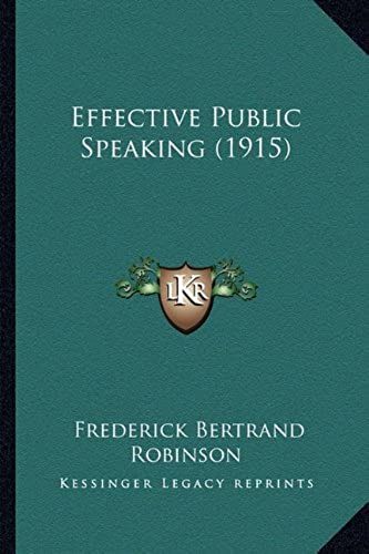 Effective Public Speaking (1915)