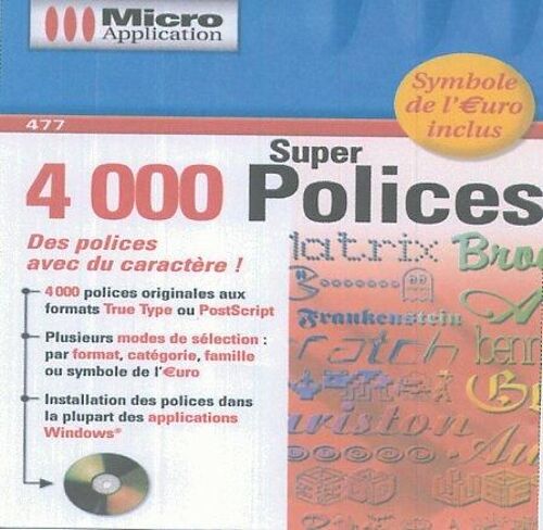 4000 Super Polices - Cd-Rom