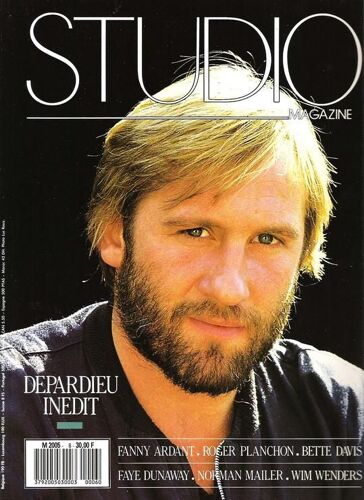 Magazine Studio Magazine N° 6 : Depardieu - Fanny Ardant - Roger Planchon - Bette Davis - Faye Dunaway - Norman Mailer - Wim Wenders