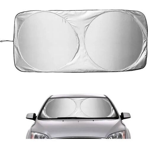 Pare-Soleil Voiture - Li - 150x70 Cm - Bloque Uv - Protection Solaire - Pare-Brise Avant.