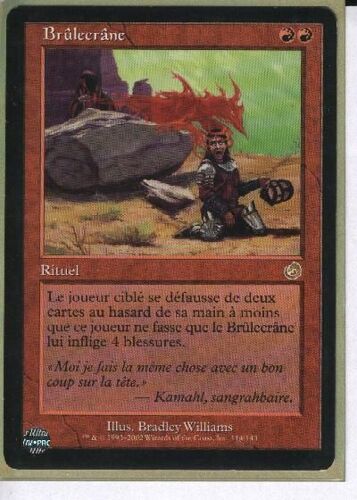 Tourment - Brûlecrâne - Rare - Vf - Rouge