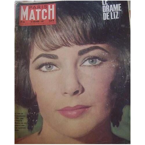 Paris Match - Le Drame De Liz Taylor - N°609