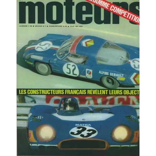 Moteurs N° 77les Contructeurs Francais Revelent Leurs Objectifs