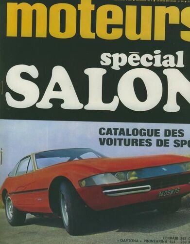 Moteurs N° 75 Special Salon Catalogue Des Voitures De Sport