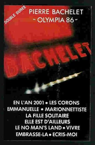 Pierre Bachelet - Olympia 86 - Cassette Audio