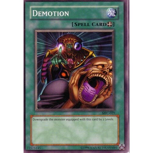 Demotion - Carte Magie - Mfc-029 - V.O