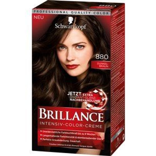 Schwarzkopf - Coloration Brillance 880 Brun Foncé .. 