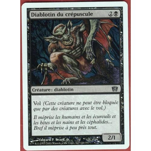 Diablotin Du Crépuscule - 8 Ème Édition - Vf - Magic