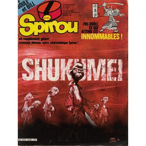 Spirou Magazine N° 2224 : Pas Drole, Ce Qui Attend Les Innommables !