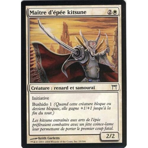 Maître D'épée Kitsune - Guerriers De Kamigawa - Vf