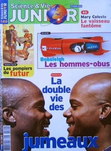 Science Et Vie Junior N° 149 : La Double Vie Des Jumeaux
