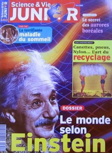 Science Et Vie Junior N° 140 : Le Monde Selon Einstein