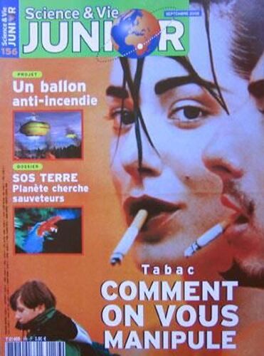 Science Et Vie Junior N° 156 : Tabac Comment On Vous Manipule