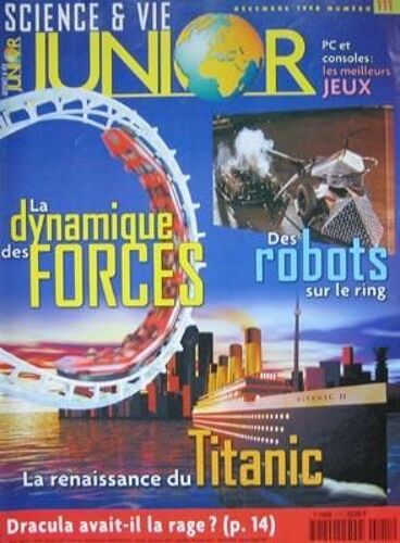 Science Et Vie Junior N° 111 : La Dynamique Des Forces