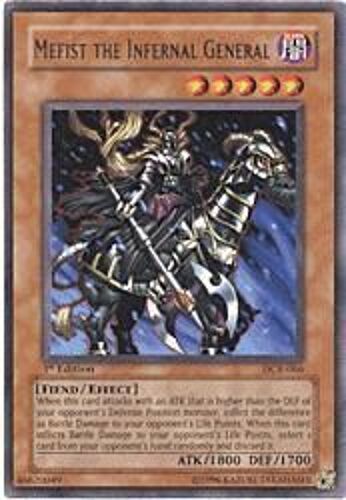 Mefist The Infernal General Rare Dcr-066  - Carte Anglaise