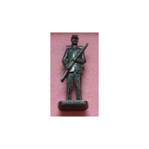 Figurine Kinder Metal-Série Sudistes De 1862-Soldat- N°4