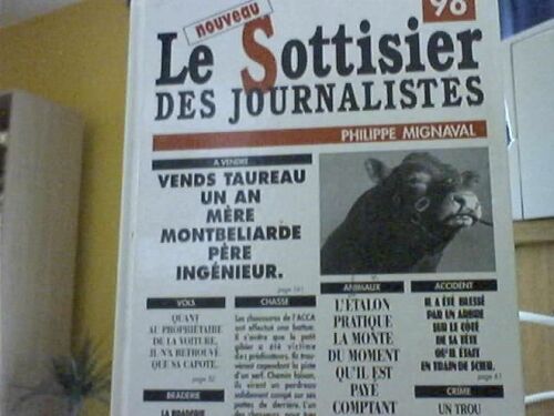 Le Sottisier Des Journalistes 1998