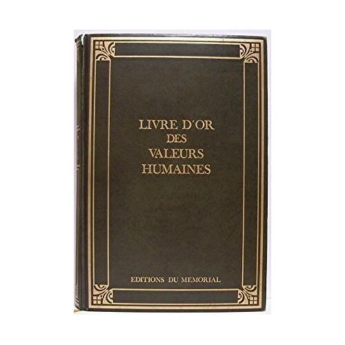 Livre D'or Des Valeurs Humaines