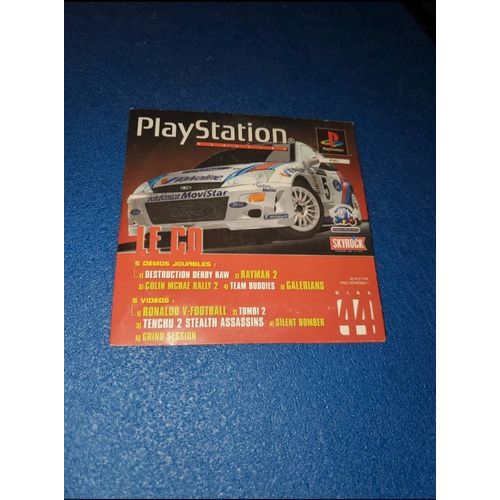Playstation 1 ps1 magazine disc 44 Rayman 2 destruction derby team buddies galerians