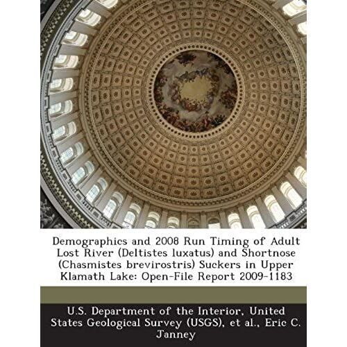 U. S. Department Of The Interior, U: Demographics And 2008 R