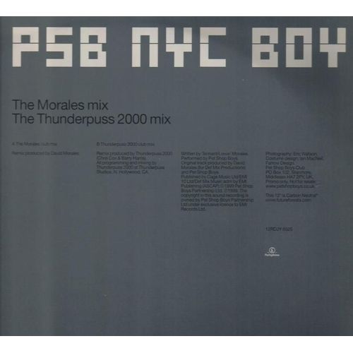 New York City Boy (The Morales Mix & Thunderpuss 2000 Mix) /