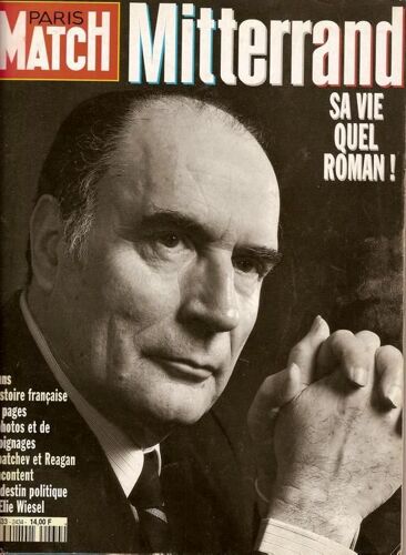 Paris Match Mitterand N° 2434 : Mitterand Sa Vie Quel Roman