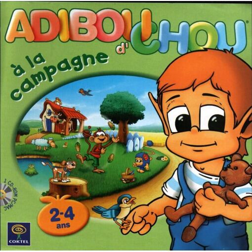 Adibou D'Chou à La Campagne - Jeu PC Pour 2-5 Ans - Quasi Neuf - Rare