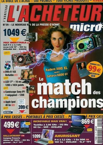 L'acheteur Micro N° 29 : La Match Des Champions